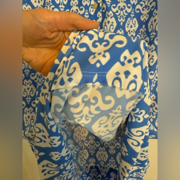 Jude Connally Jude Cloth Dress - Fleur De Lis Print size Medium, Hemmed - Picture 2 of 10